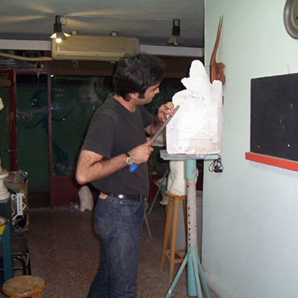 Heykel Kursu Alçı Modeli Çalışma