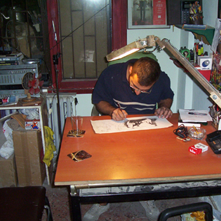 Heykel Kursu Patine Boyama